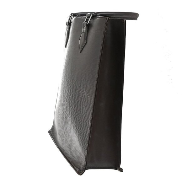 LOUIS VUITTON LV Sac Plat Hand Bag Epi Leather Brown France - Picture 3 of 5